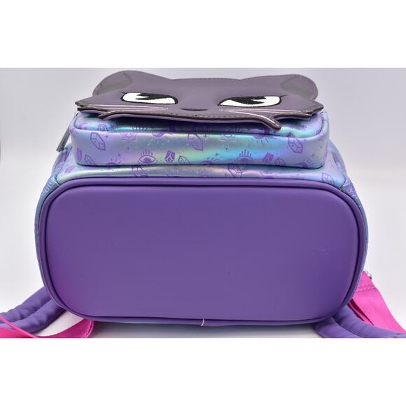 Hocus Pocus Tarot Card Binx Iridescent Glow In Dark Eyes Loungefly Mini Backpack main image 5